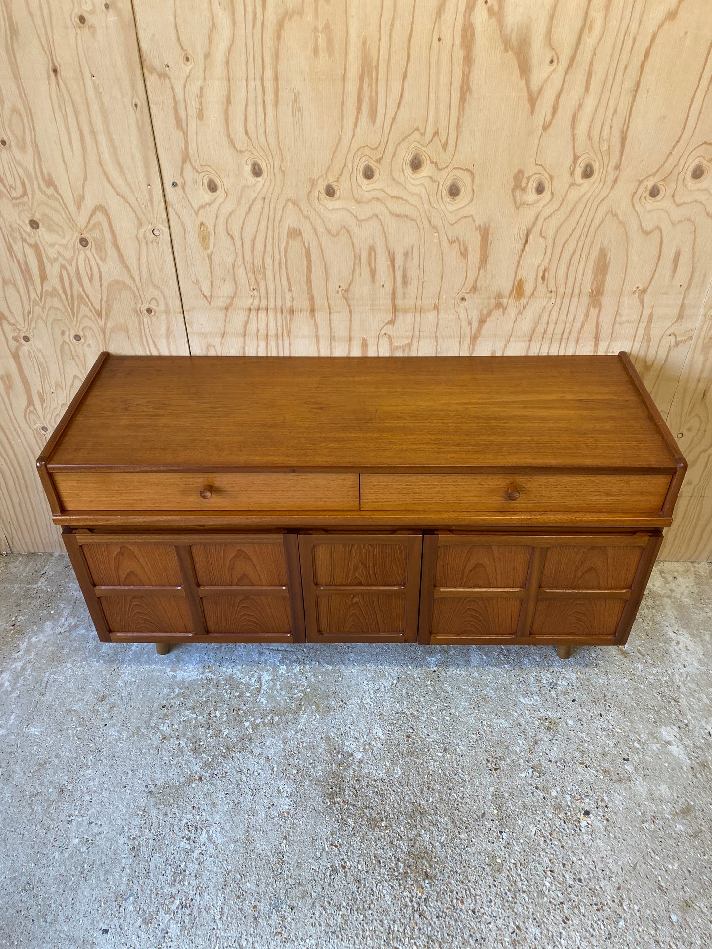 Retro Vintage Mid Century Sideboard by British makers Nathan