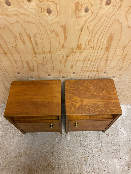 Vintage Bedside Tables by British makers Meredew