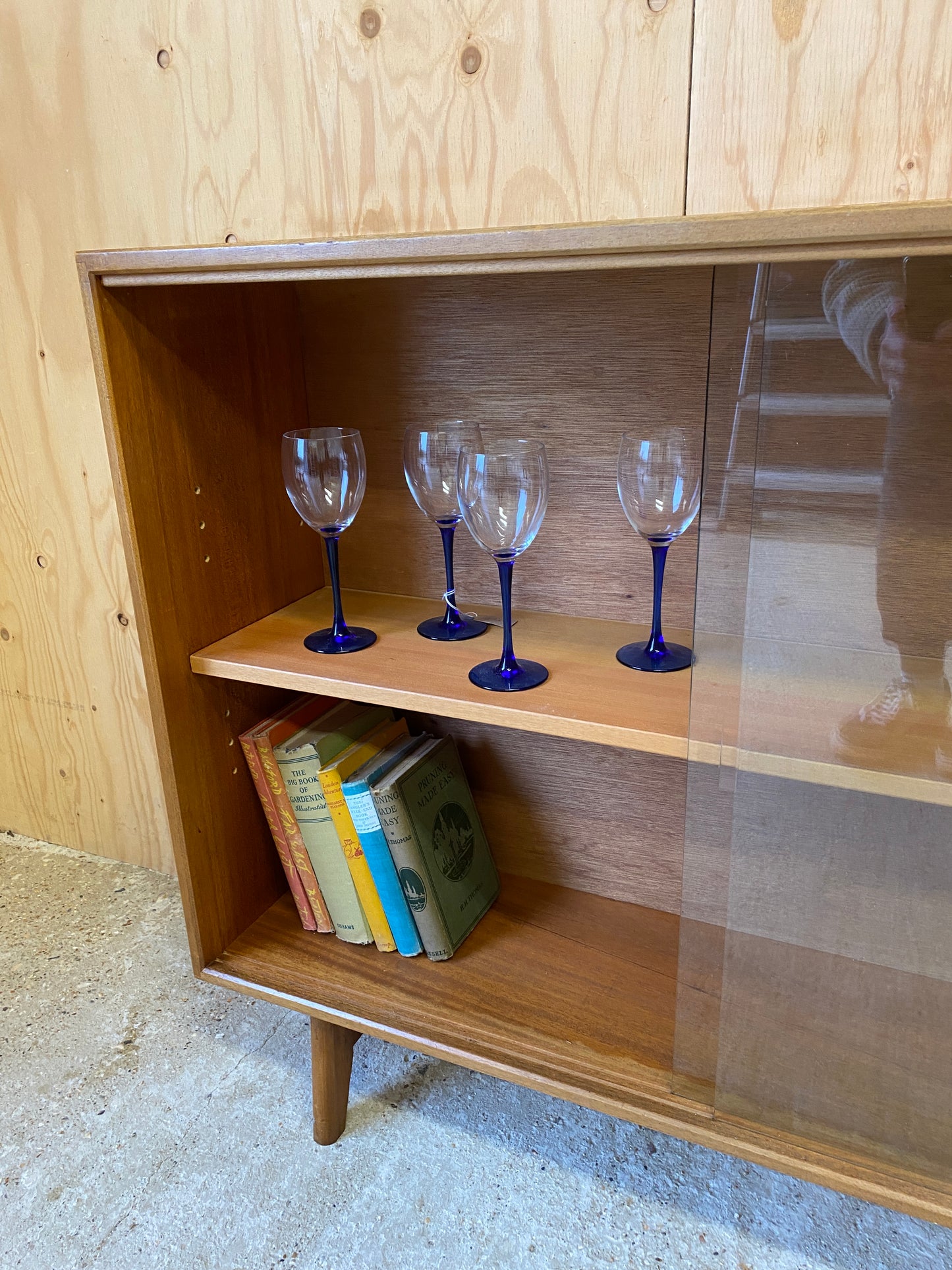 Vintage Glazed Cabinet by Herbert E Gibbs