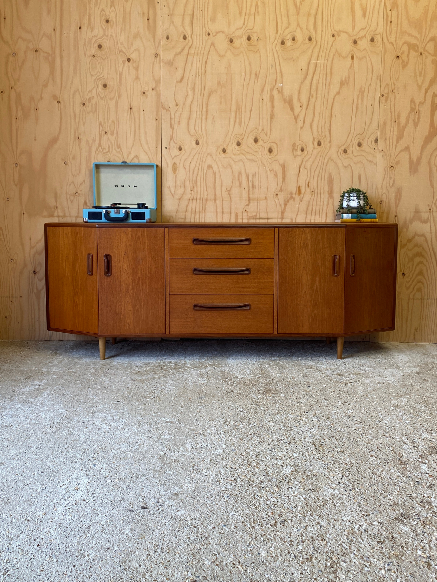 Vintage GPlan Hex Sideboard