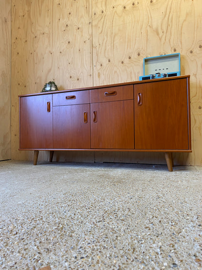 Retro Vintage GPlan Sideboard on Wooden Tapered Legs