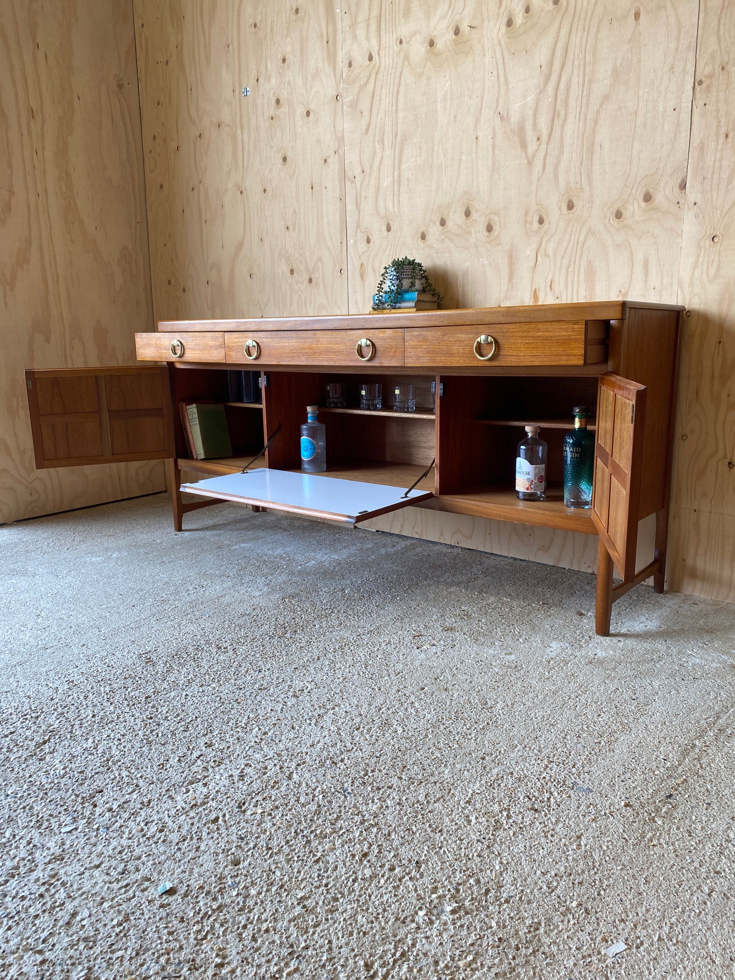 Mid Century Nathan Squares Sideboard