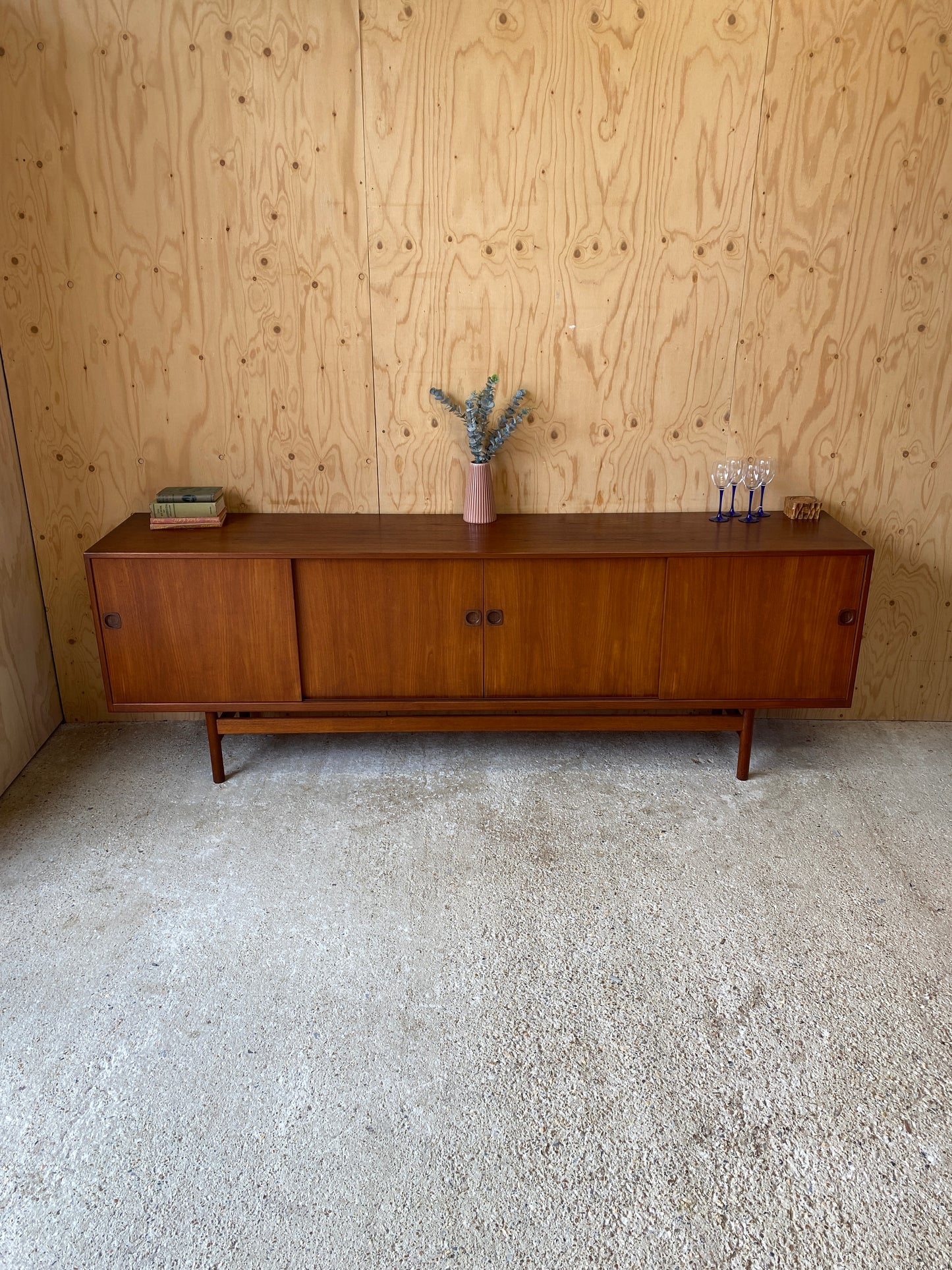 Vintage Danish Style Sideboard