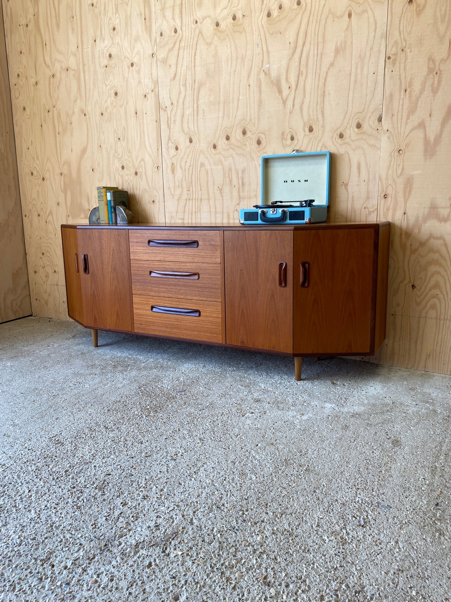 Vintage GPlan Hex Sideboard