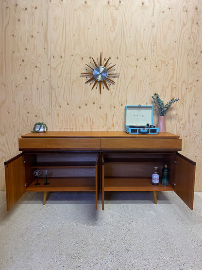 GPlan Montage Sideboard on Wooden Tapered Legs