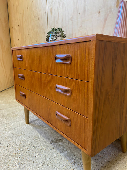 GPlan Chest of Drawers on Wooden Tapered Legs