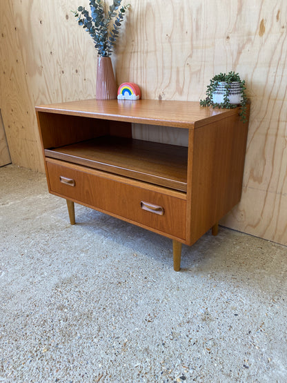 Mid Century Retro Vintage GPlan Fresco Sideboard TV Stand on Wooden Tapered Legs