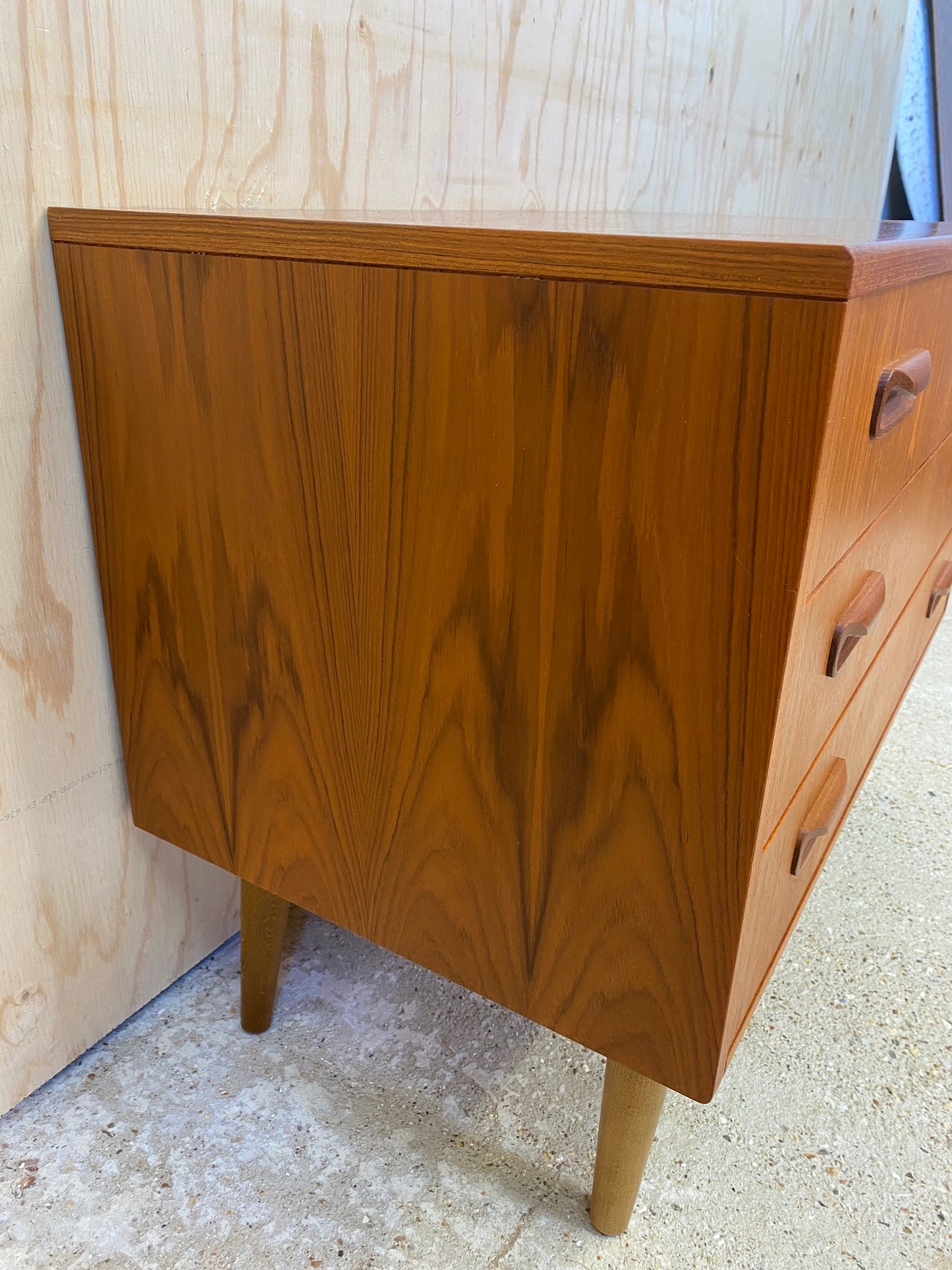 GPlan Chest of Drawers on Wooden Tapered Legs