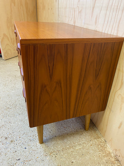 GPlan Chest of Drawers on Wooden Tapered Legs