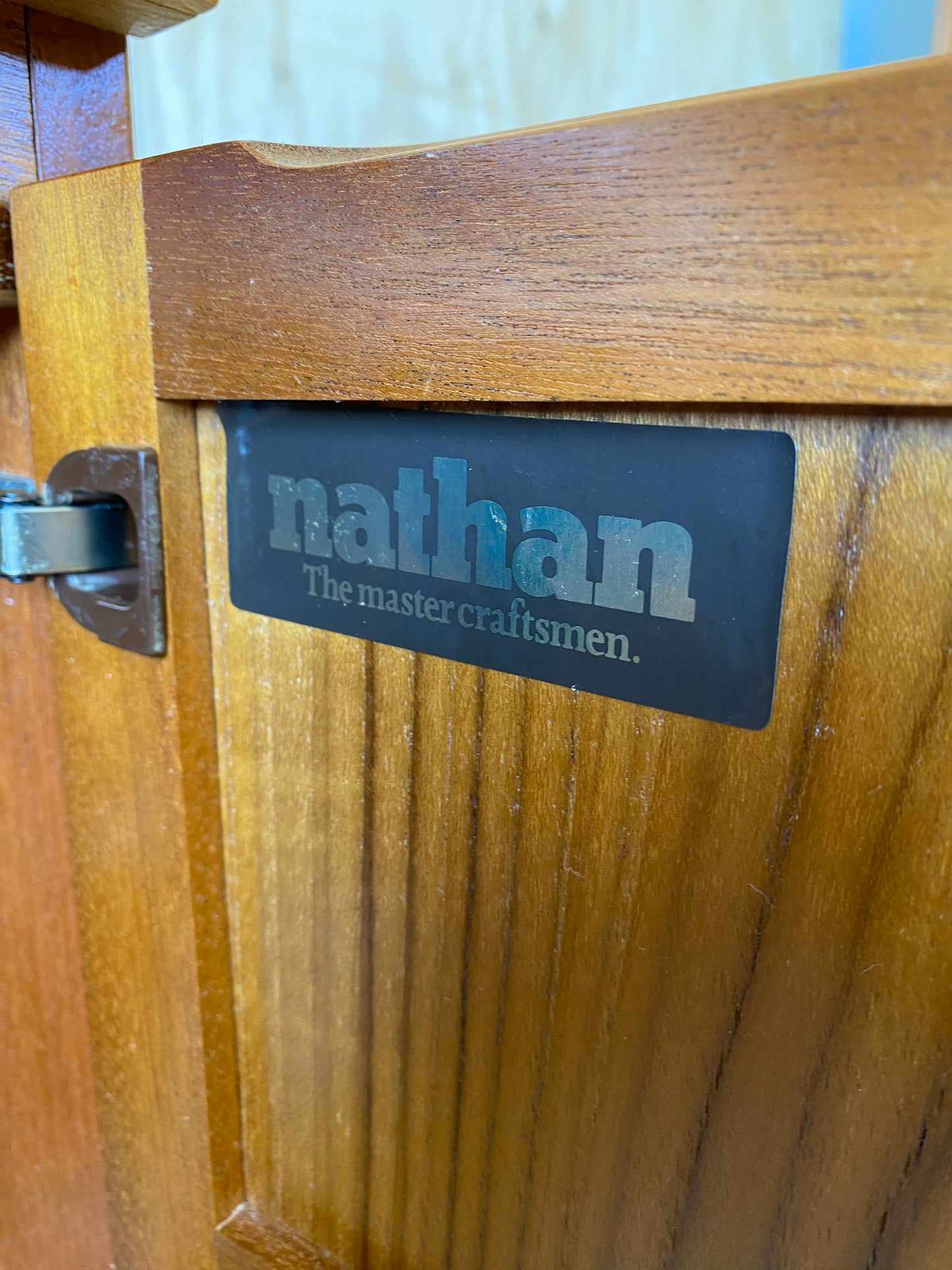 Nathan Squares Sideboard on Wooden Tapered Legs