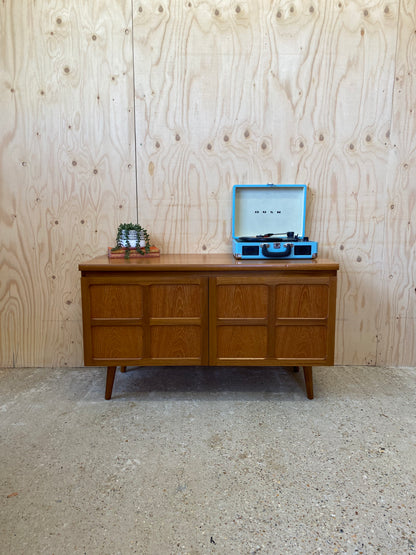 Nathan Squares Sideboard on Wooden Tapered Legs