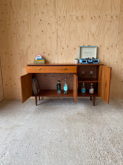 GPlan Fresco Sideboard with Drawer on Wooden Tapered Legs