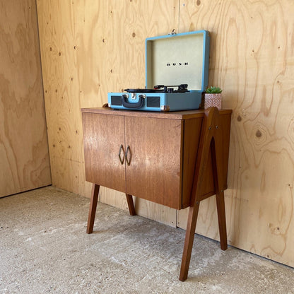 Retro Vinyl Record Cabinet