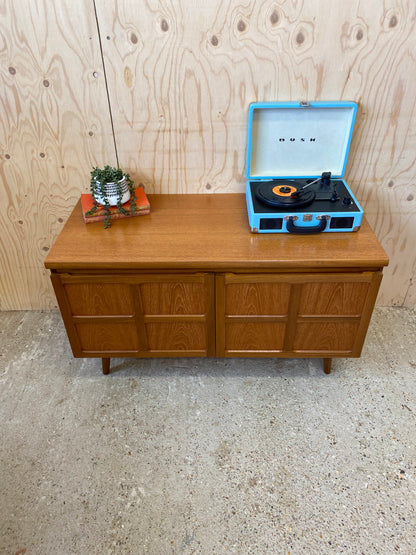 Nathan Squares Sideboard on Wooden Tapered Legs