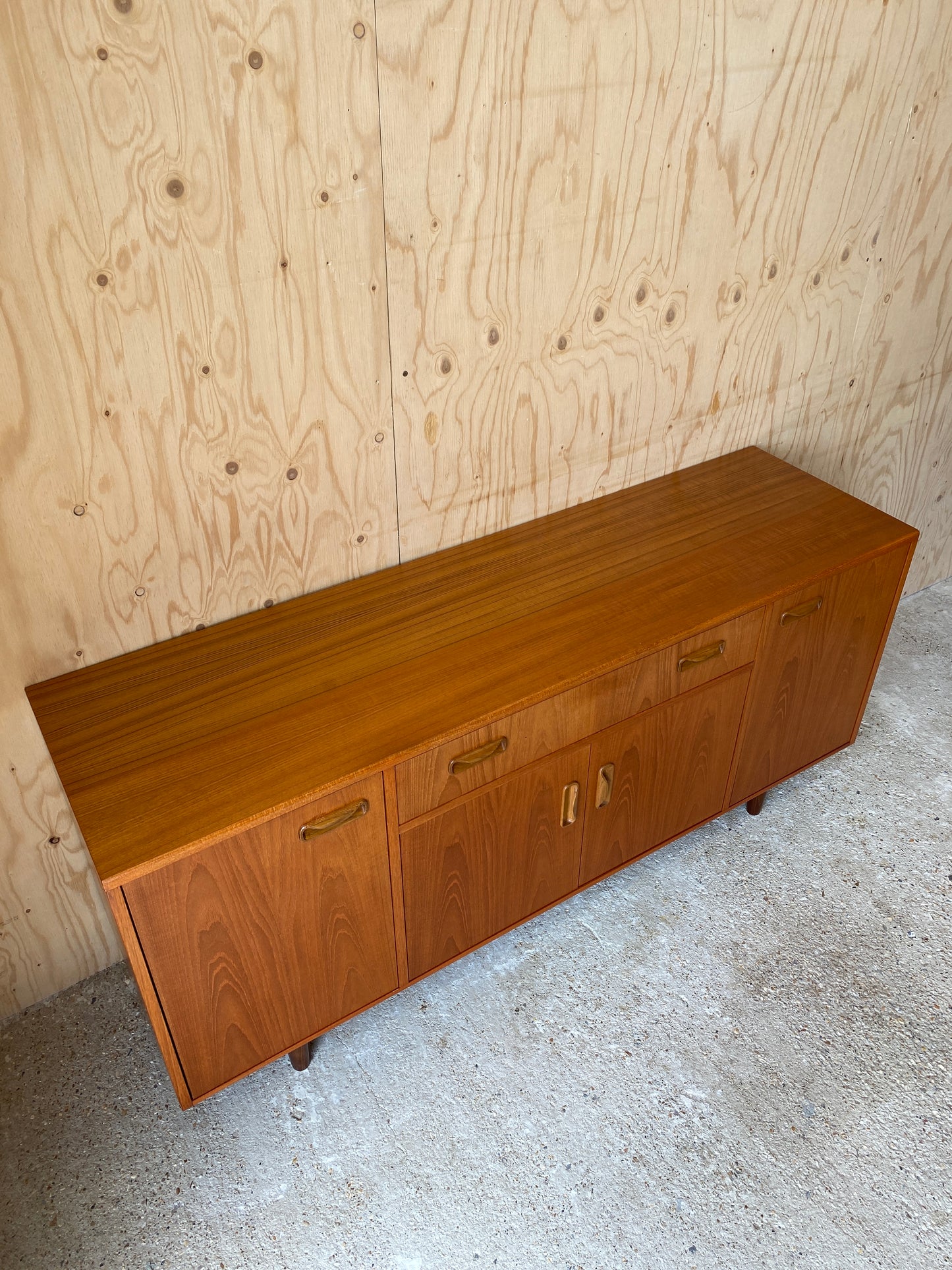 GPlan Fresco Sideboard on Wooden Tapered Legs
