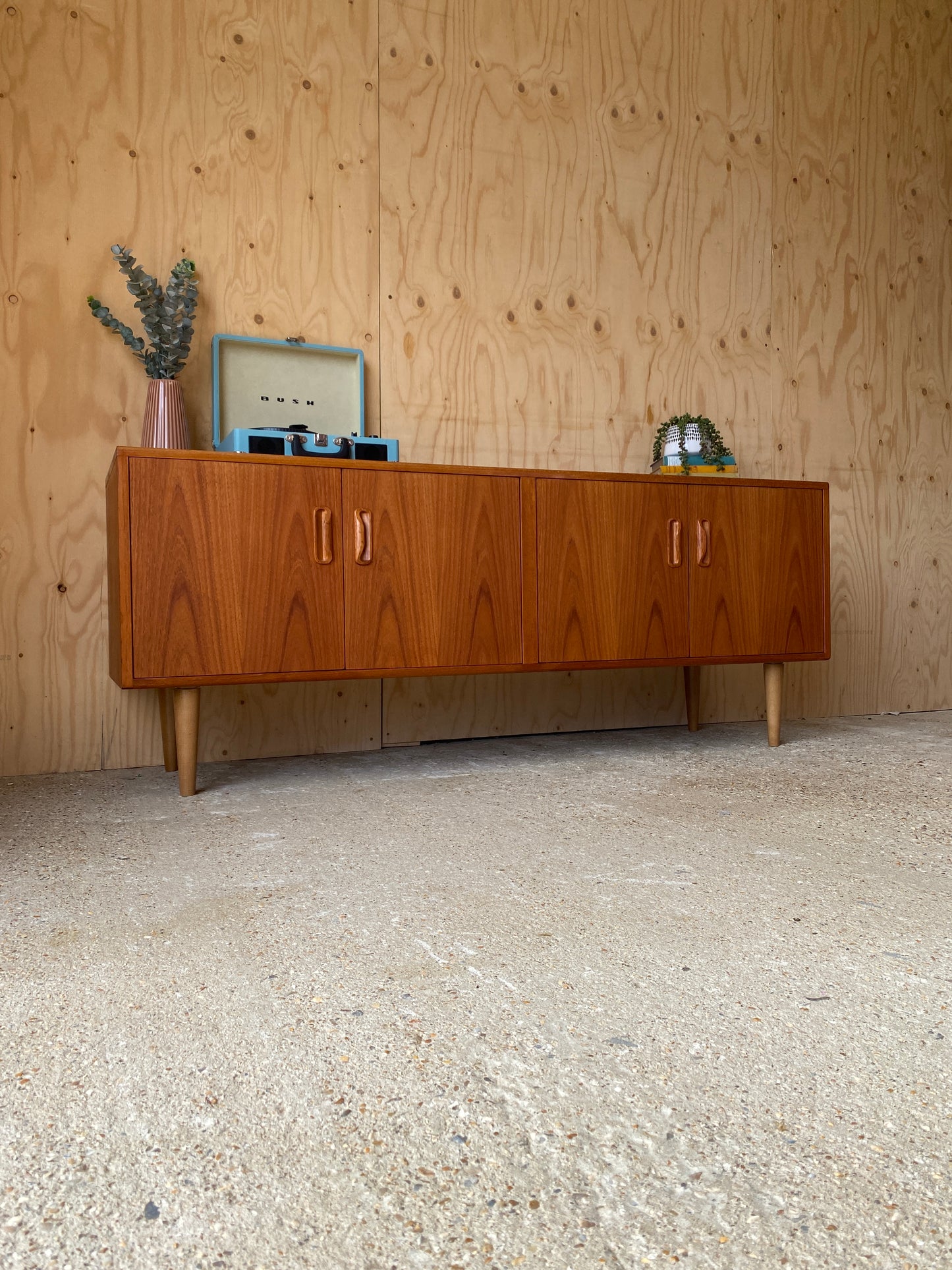 GPlan Fresco Sideboard on Wooden Tapered Legs