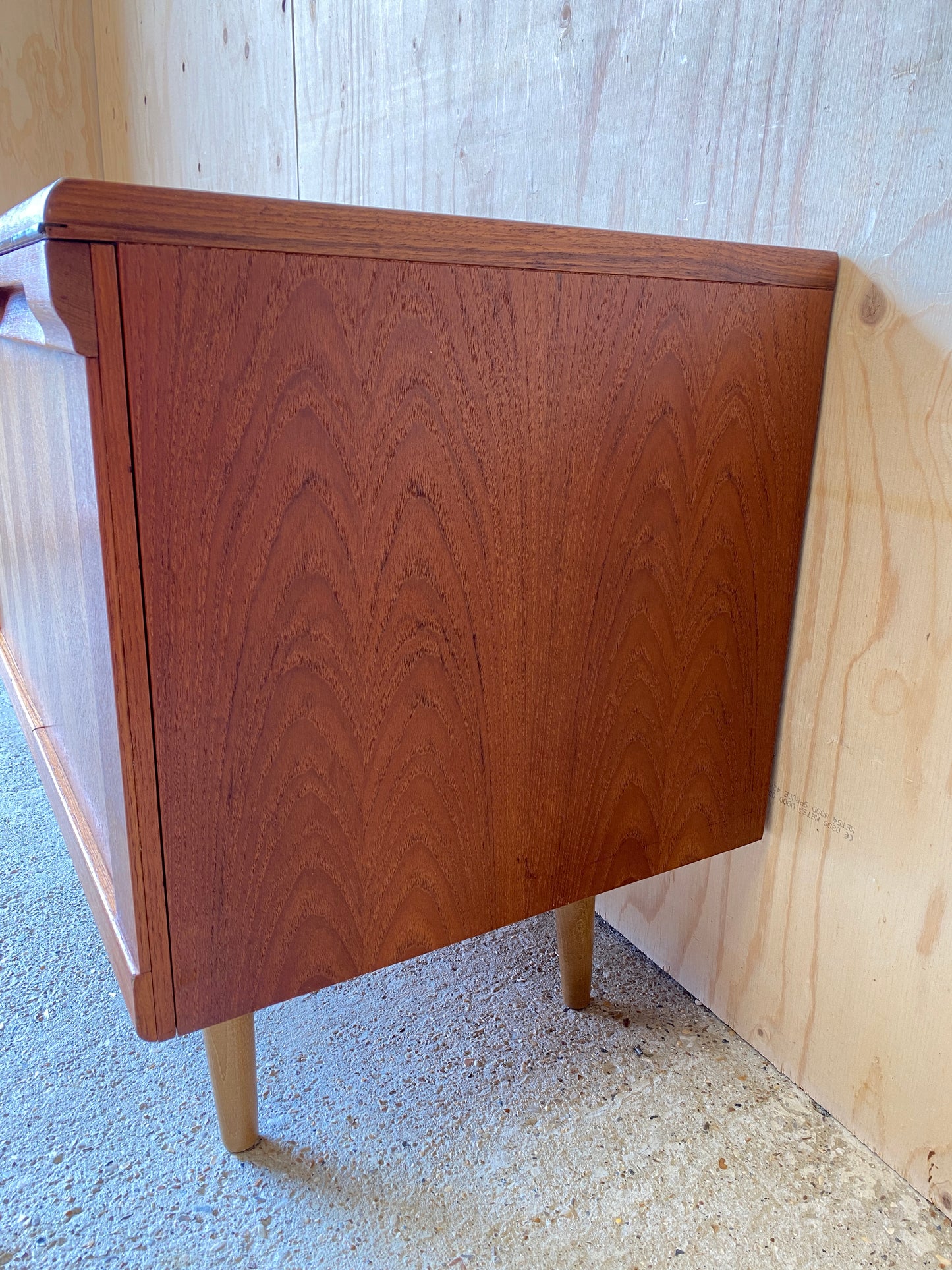 GPlan Chevron Sideboard on Wooden Tapered Legs