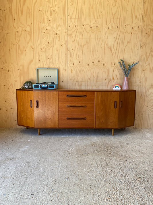 GPlan Hex Sideboard on Wooden Tapered Legs