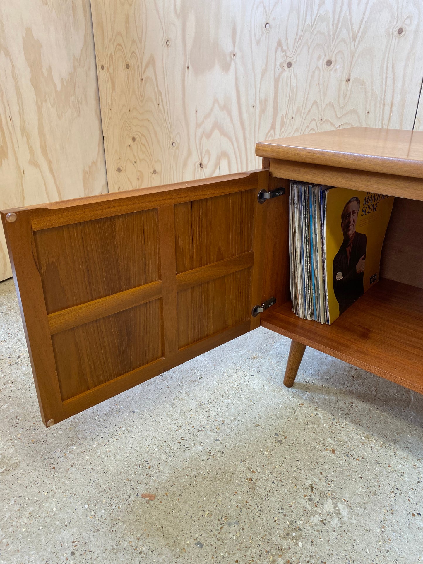 Nathan Squares Sideboard on Wooden Tapered Legs