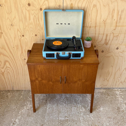 Retro Vinyl Record Cabinet