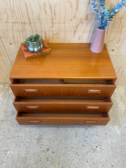 GPlan Chest of Drawers on Wooden Tapered Legs