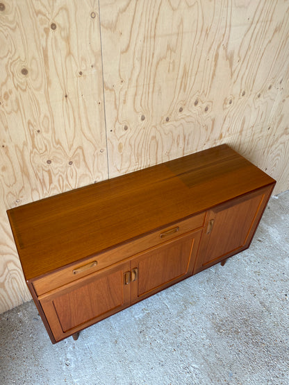 GPlan Fresco Sideboard with Drawer on Wooden Tapered Legs