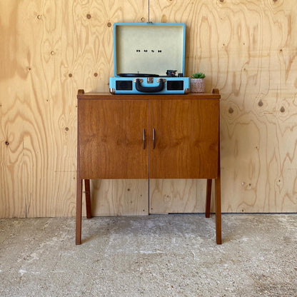 Retro Vinyl Record Cabinet