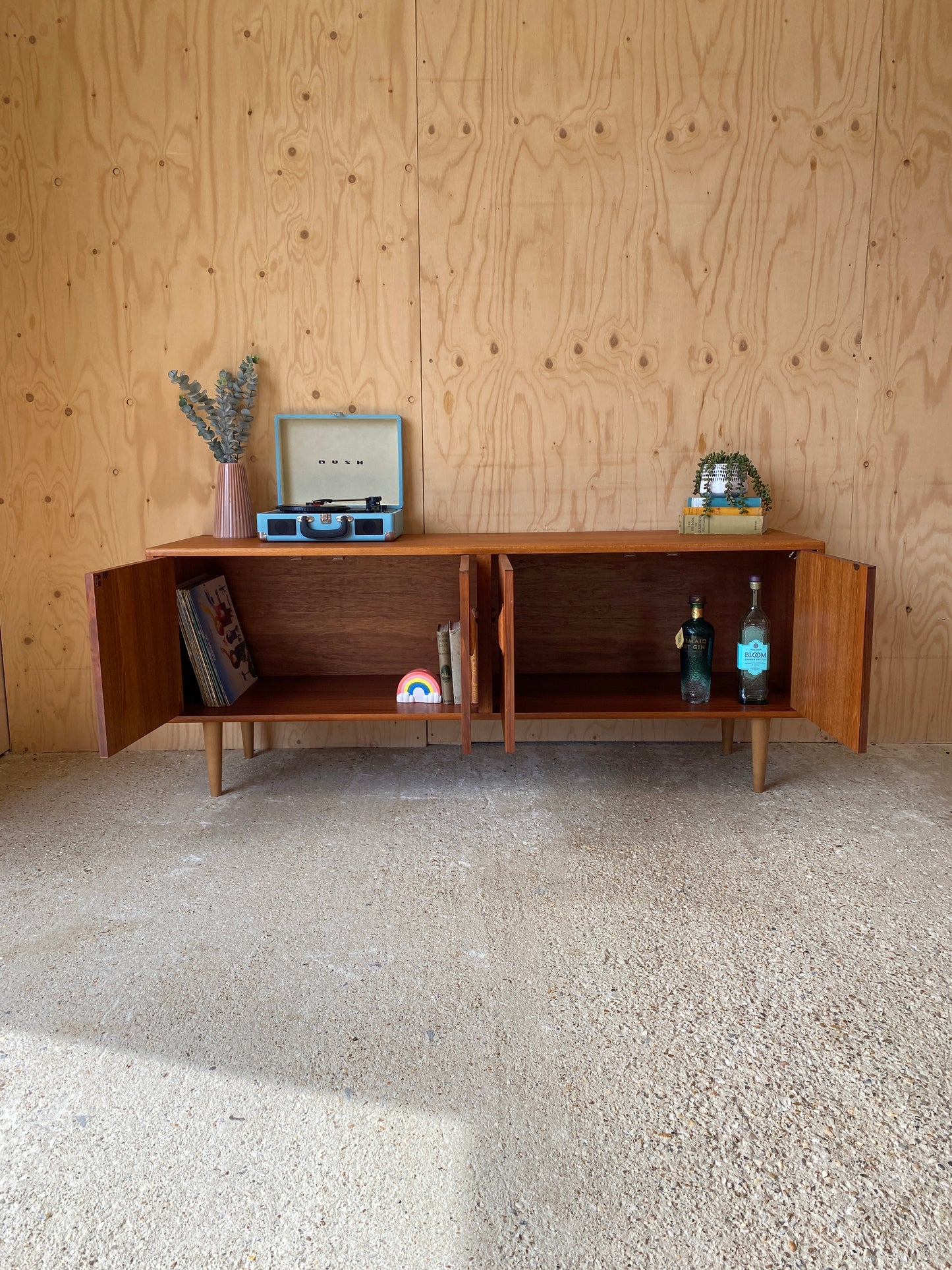 GPlan Fresco Sideboard on Wooden Tapered Legs