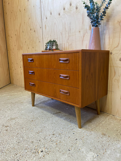 GPlan Chest of Drawers on Wooden Tapered Legs