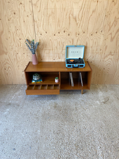 Retro Sideboard with Vinyl Dividers