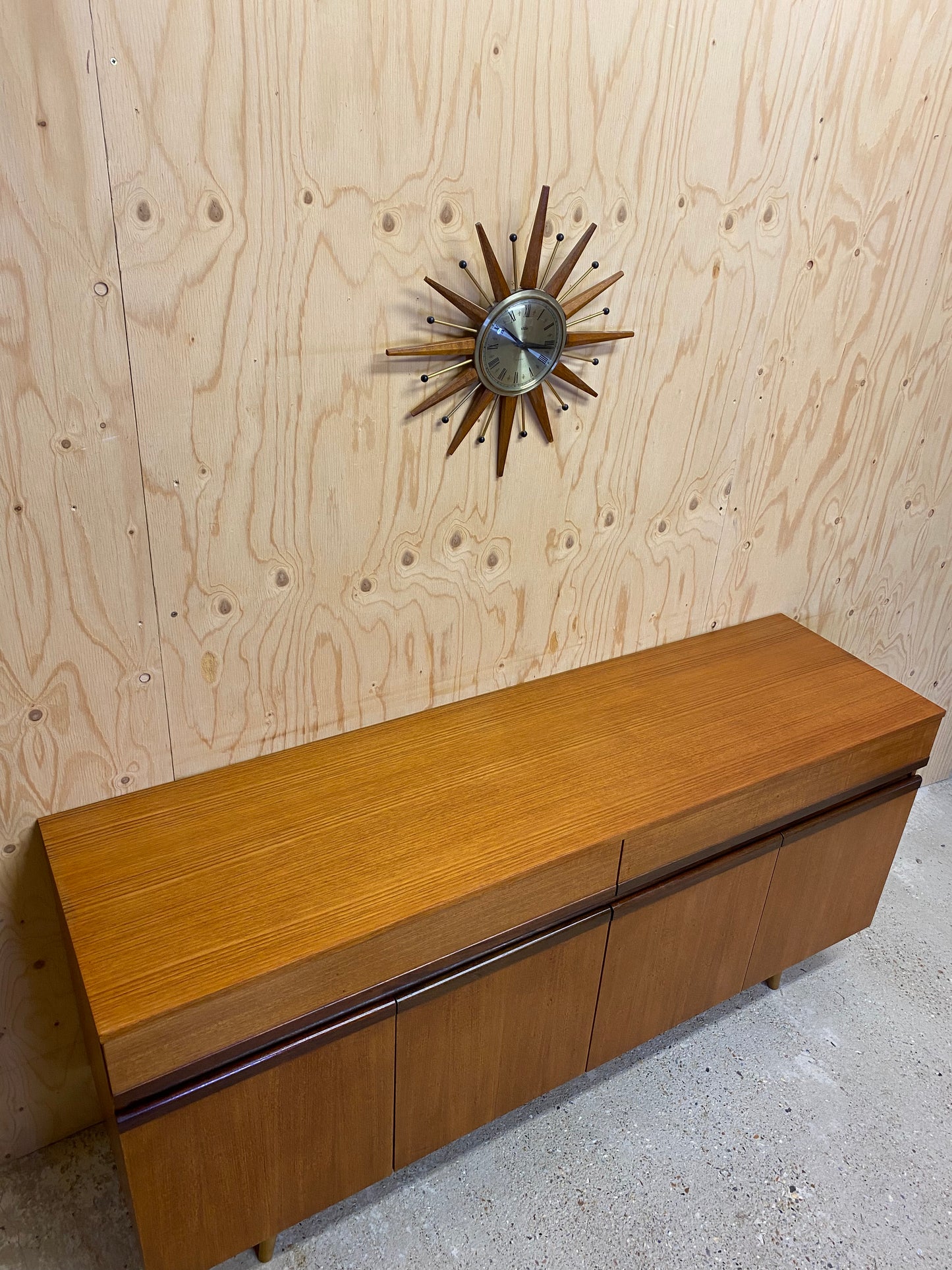 GPlan Montage Sideboard on Wooden Tapered Legs