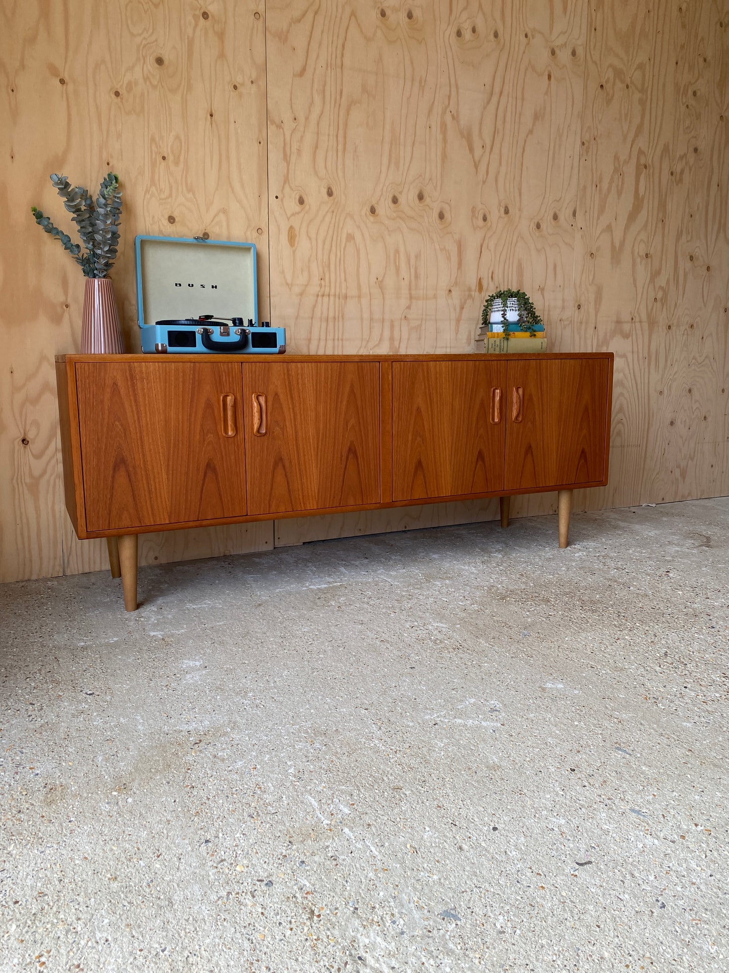 GPlan Fresco Sideboard on Wooden Tapered Legs