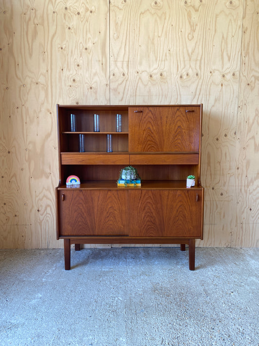 Mid Century Retro Vintage Highboard Cocktails Cabinet by Nathan Furniture