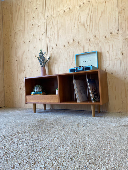 Retro Sideboard with Vinyl Dividers