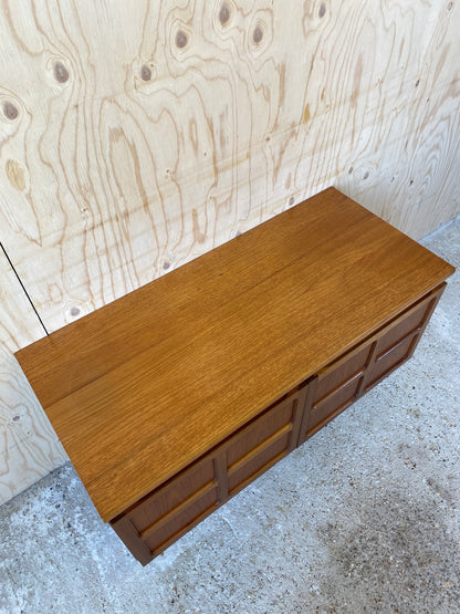 Nathan Squares Sideboard on Wooden Tapered Legs