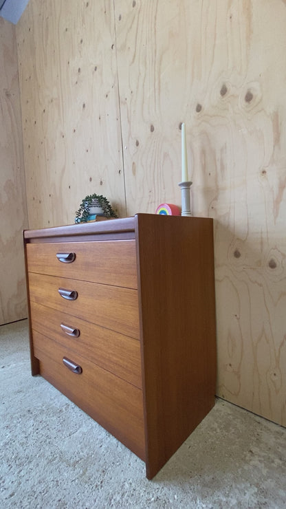 Vintage Chest of Drawers by British makers William Lawrence of Nottingham