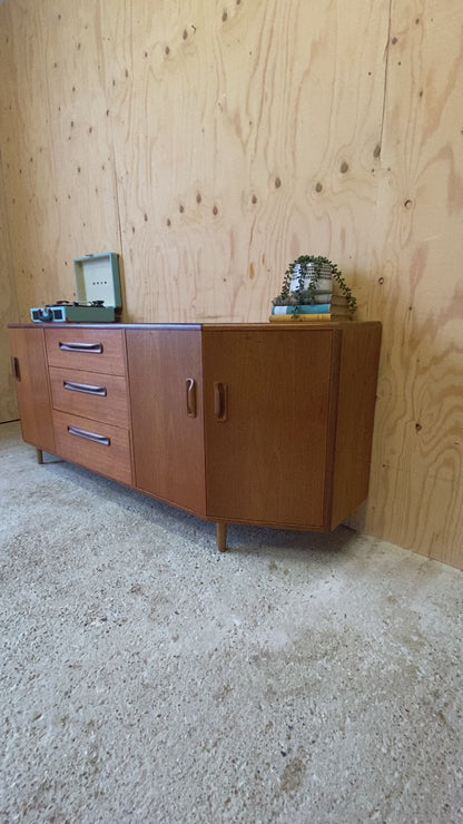 Vintage GPlan Hex Sideboard