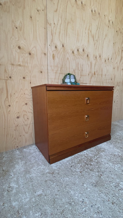 Vintage Mid Century Chest of Drawers by Meredew