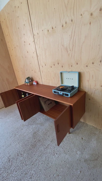 Retro Vintage Sideboard by British makers GPlan on Wooden Tapered Legs