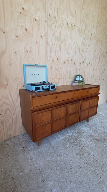 Retro Vintage Mid Century Sideboard by British makers Nathan