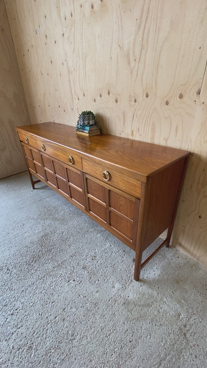 Mid Century Nathan Squares Sideboard