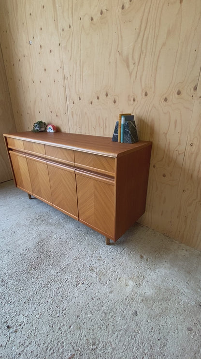 Vintage GPlan Chevron Sideboard