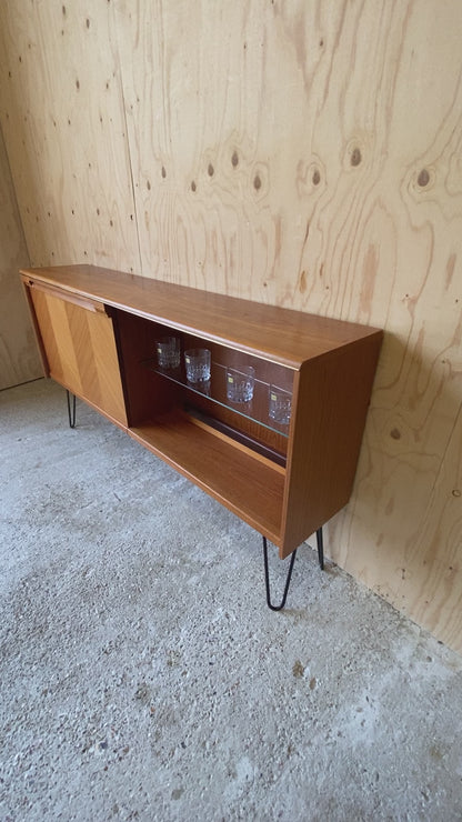 Vintage GPlan Chevron Sideboard