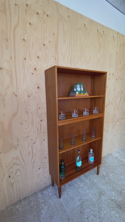 Mid Century Vintage Bookcase by British makers GPlan on Wooden Tapered Legs