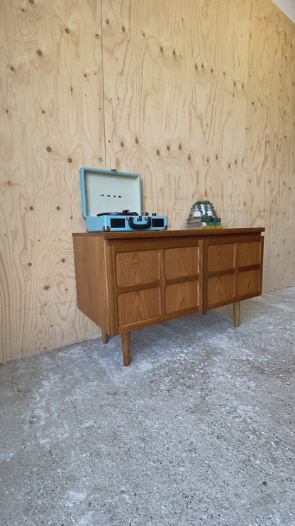 Mid Century Vintage Sideboard by British makers Nathan